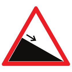 Steep Hill Downwards Ahead